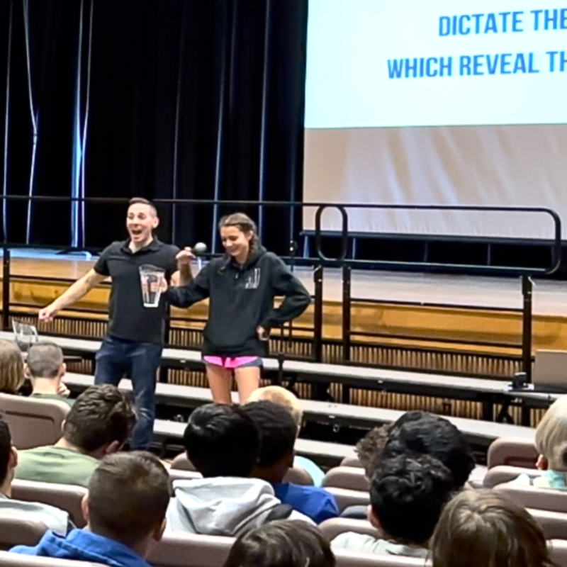 New York Youth Motivational Speaker working with student