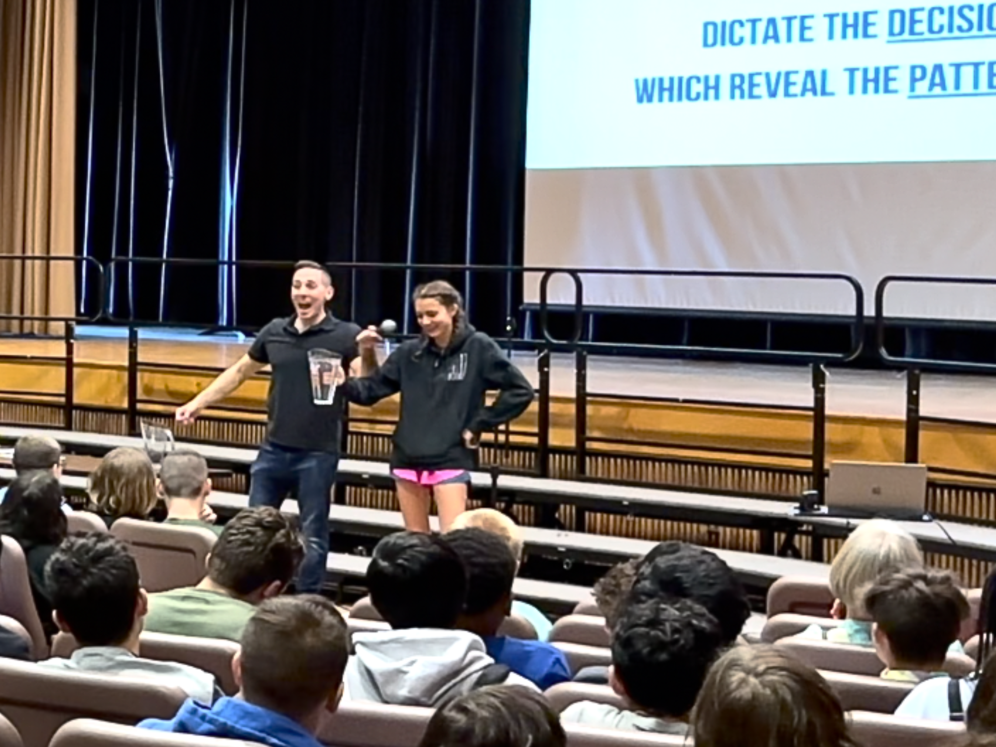 New York Youth Motivational Speaker working with student